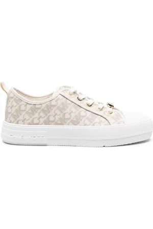 Michael Kors Monogram-print round-toe sneakers