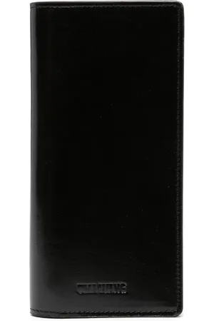 UMA WANG Logo-debossed leather wallet
