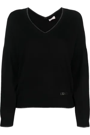 Liu Jo V-neck fine-knit jumper