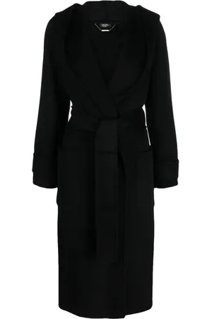 Liu Jo Hooded tied-waist coat