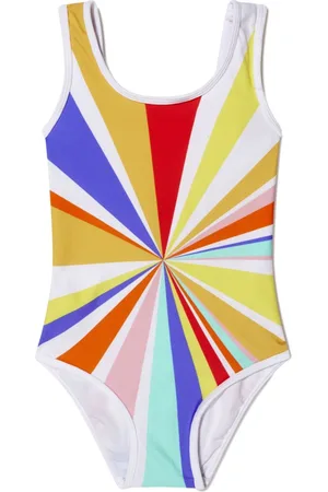 Nessi Byrd Pinwheel-pattern one-piece swimsuit