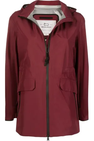 Woolrich Lightweight Clay hooded parka coat