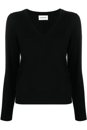 P.A.R.O.S.H. V-neck fine-knit jumper