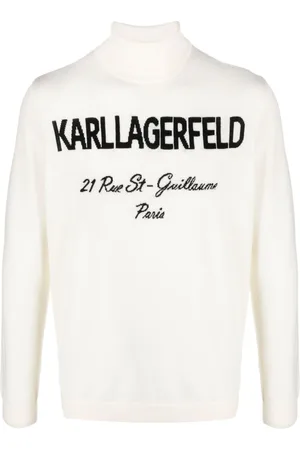 Karl Lagerfeld Paris KL Monogram Jacquard Sweater