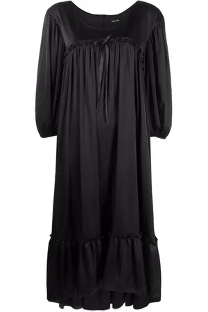 Simone Rocha Bow-detail pleated midi dress