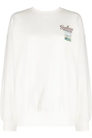 Musium Div. Logo-print cotton sweatshirt