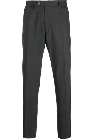 Boggi Milano Mélange-effect tailored trousers