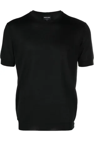 Giorgio Armani Fine-knit short-sleeved jumper