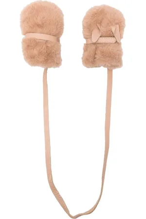 Donsje Richy Fluffy Bunny faux-fur gloves
