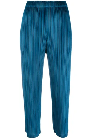 PLEATS PLEASE ISSEY MIYAKE Mc August plissé cropped trousers