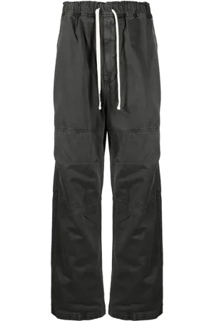 Izzue Elasticated-waist straight-leg jeans