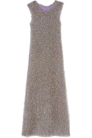 Jil Sander V-neck sleeveless midi dress