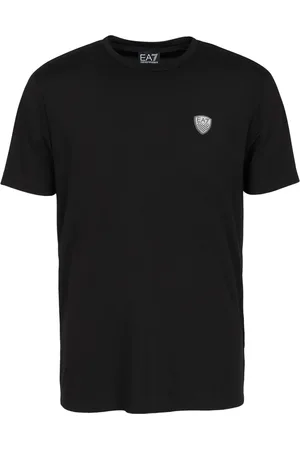 EA7 Logo-patch crew-neck T-shirt