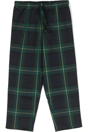 MC2 SAINT BARTH Tartan-check drawstring pajama bottoms