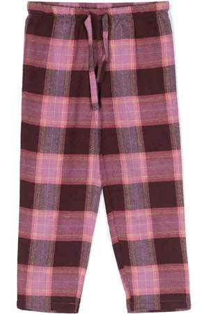 MC2 SAINT BARTH Tartan-check drawstring pajama bottoms