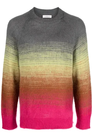LANEUS Gradient-effect textured jumper