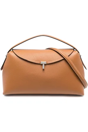 Totême T-Lock leather top handle bag