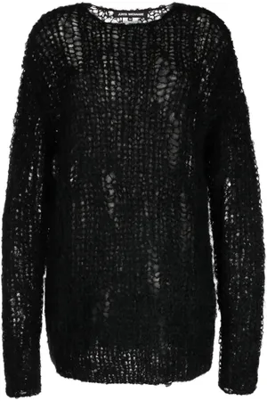 JUNYA WATANABE Open-knit mohair-blend jumper