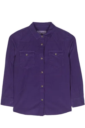 MC2 SAINT BARTH Rhinestone-logo cotton shirt