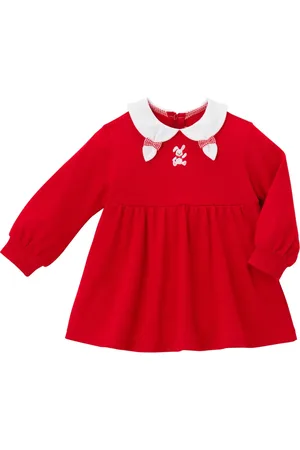 Miki House Ribbon bunny cotton dress