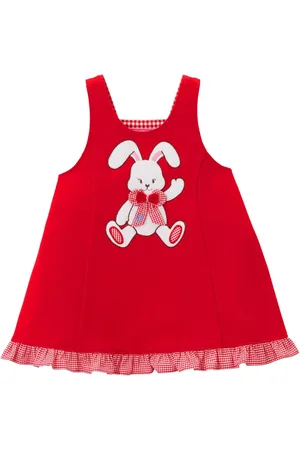 Miki House Bunny embroidered dress