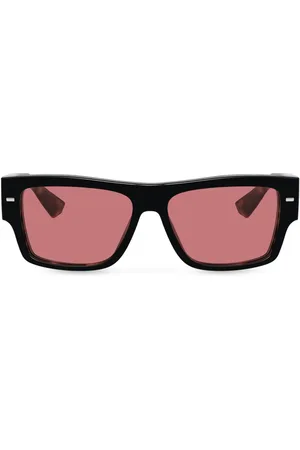 Dolce & Gabbana Lusso Sartoriale rectangle-frame sunglasses