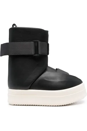 Rick Owens Buckled leather ankle boots