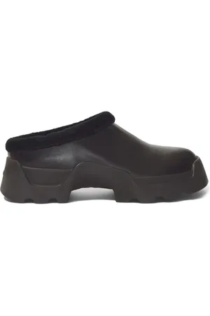Proenza Schouler Stomp shearling leather mules