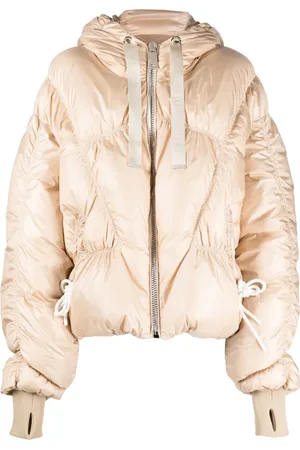 Khrisjoy Zip-up hooded puffer jacket