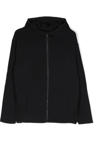 Emporio Armani Logo-embossed hooded jacket