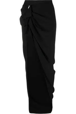 Rick Owens Asymmetric high-waist skirt