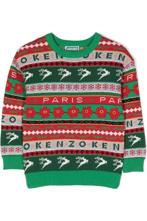 Kenzo Holiday jacquard-pattern jumper