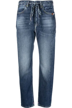 Scotch&Soda Logo-patch organic cotton cropped jeans