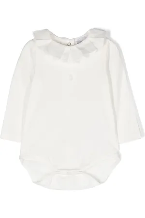 PATACHOU Frilled-collar cotton rompers