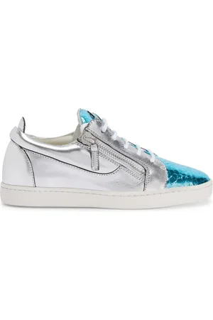 Giuseppe Zanotti Nicki metallic leather sneakers