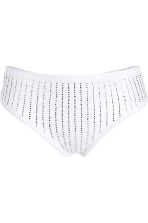 The Attico Rhinestone-embellished briefs