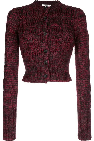 Prada Cable-knit cropped cardigan
