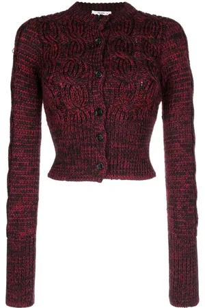 Prada Cable-knit cropped cardigan