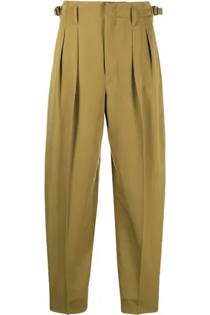 LEMAIRE Pleated virgin-wool trousers