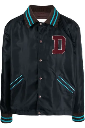 Drôle de Monsieur Logo-patch sports jacket