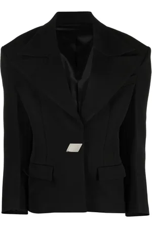 The Attico Single-breasted fitted blazer