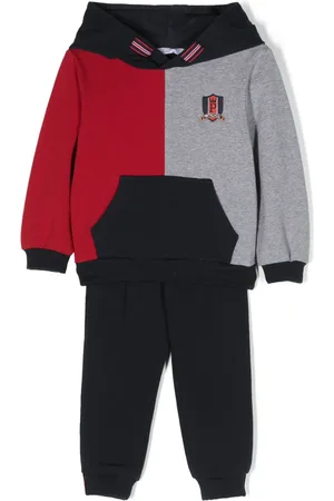 PATACHOU Colour-block hooded tracksuit set