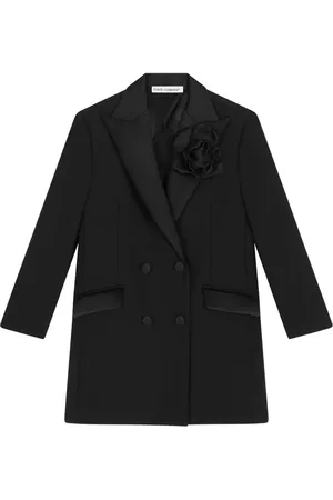 Dolce & Gabbana Floral-appliqu?? double-breasted coat