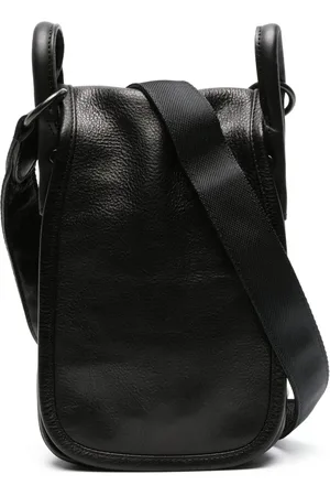 YOHJI YAMAMOTO Pebbled leather shoulder bag