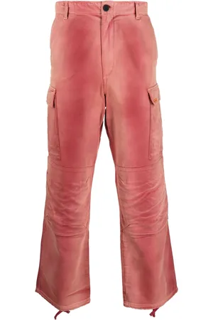 Heron Preston Distressed-effect cotton cargo trousers