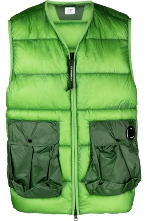C.P. Company Lens-detail zip-up quilted gilet