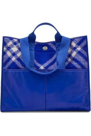 Burberry Check-pattern shopper tote bag