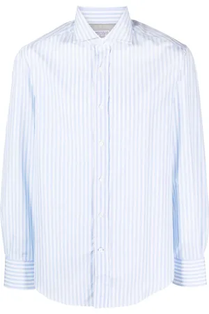 Brunello Cucinelli Striped cotton shirt