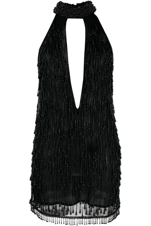 Elisabetta Franchi Embroidered tulle minidress