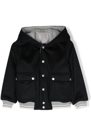 ELEVENTY Striped hooded jacket
